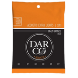 Darco Acoustic D510, 80/20 Bronze, Extra Light-Gauge 10-47 Acoustic Guitar Strings