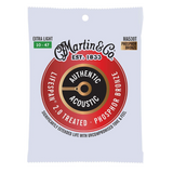 Martin MA530T Acoustic Lifespan 2.0 92/8 Phosphor Bronze Extra Light 10-47 Acoustic Guitar Strings